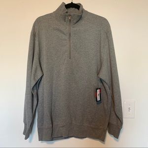 Grey Quarterzip Sweater